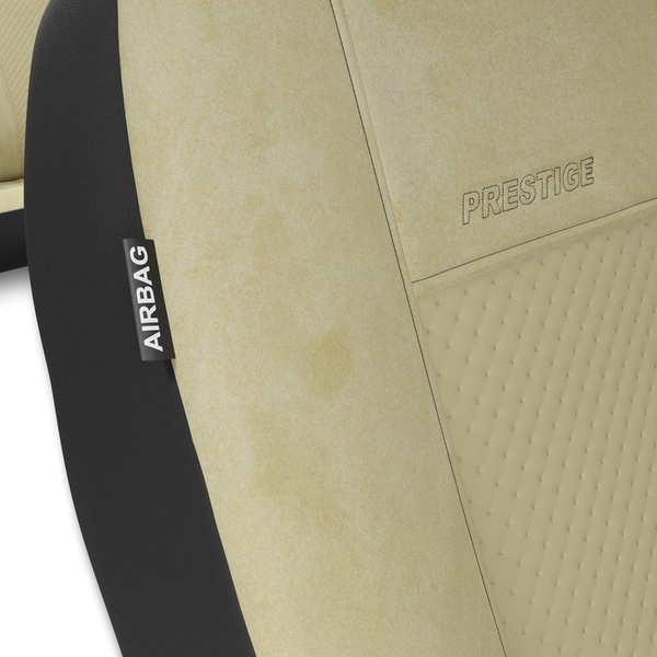 Universelle sædebetræk til biler til Toyota Corolla Verso I, II (2001-2009) - beige