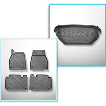 Bagagerumsmåtte og bilmåttesæt TPE PREMIUM skræddersyet til: Tesla Model S 0 Cou