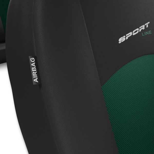 Universelle sædebetræk til biler til Hyundai Tucson I, II, III, IV (2004-....) - grön