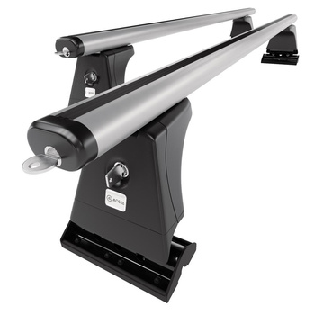 Tagbagagebærer til bil Peugeot 5008 Minivan (2009-2017) - sølv bagagebærer til t