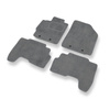 Velour gulvmåtter til Toyota Yaris II Hatchback, Sedan (2005-2010) - grå
