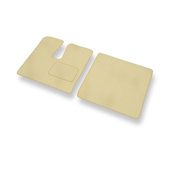 Velour gulvmåtter til Toyota Hiace IV Varevogn (1995-2004) - beige