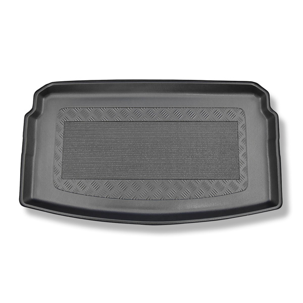 Gulvmåtte til bagagerum Volkswagen Polo VI 2G AW Hatchback (10.2017-....) - nederste bagagerum; bevægeligt gulv i nederste position