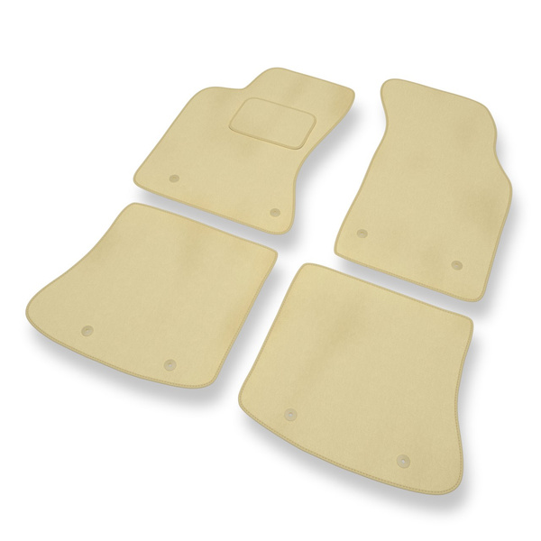 Velour gulvmåtter til Audi A4 I B5 Avant, Limousine (1994-2001) - beige