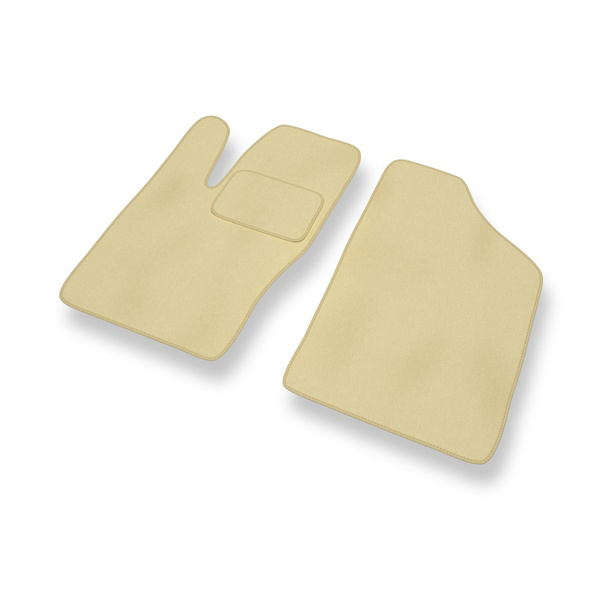 Velour gulvmåtter til Fiat Seicento Hatchback, Varevogn (1998-2010) - beige