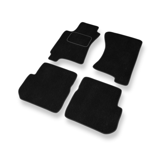 Velour gulvmåtter til Subaru Impreza I Coupé, Stationcar, Sedan (1992-2000) - sort