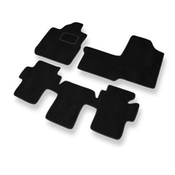 Velour gulvmåtter til Fiat Multipla Minivan (1998-2010) - sort