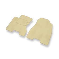 Velour gulvmåtter til Renault Koleos I SUV (2008-2015) - beige