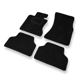 Velour gulvmåtter til BMW 5-serie M5 IV E60 Limousine (2005-2010) - sort