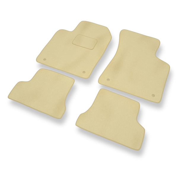 Velour gulvmåtter til Audi TT I 8N Coupé, Roadster (1998-2006) - beige