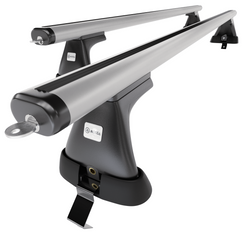 Tagbagagebærer til bil Audi A3 8V Sedan (2013-2020) - sølv bagagebærer til taget - lastholder - tagholder - uden monteringselementer - Aluminium