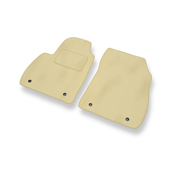 Velour gulvmåtter til Opel Zafira C Minivan (2011-2019) - beige