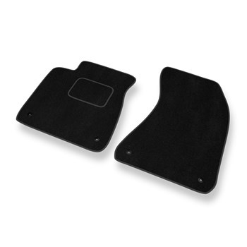 Velour gulvmåtter til Audi A8 III D4 Limousine (2010-2017) - sort