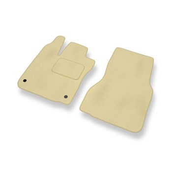 Velour gulvmåtter til Smart Forfour II Hatchback (2014-2023) - beige