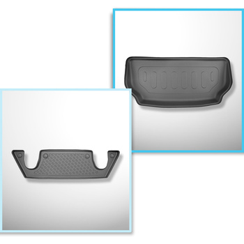 Bagagerumsmåtte og bilmåttesæt TPE PREMIUM skræddersyet til: Tesla Model X SUV (