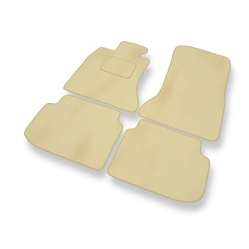 Velour gulvmåtter til BMW 5-serie F07 Gran Turismo (2008-2017) - beige