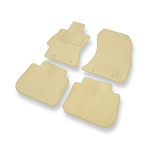 Velour gulvmåtter til Subaru Forester IV SUV (2012-2018) - beige