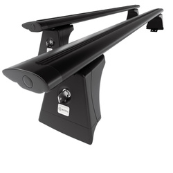 Tagbagagebærer til bil Suzuki Across SUV (2021-....) - sort bagagebærer til taget - lastholder - tagholder - Integreret rækværk - Aluminium