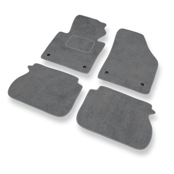 Velour gulvmåtter til Volkswagen Caddy III Cargo (2004-2015) - grå
