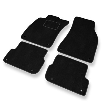 Velour gulvmåtter til Audi A6 III C6 (2004-2006) - sort