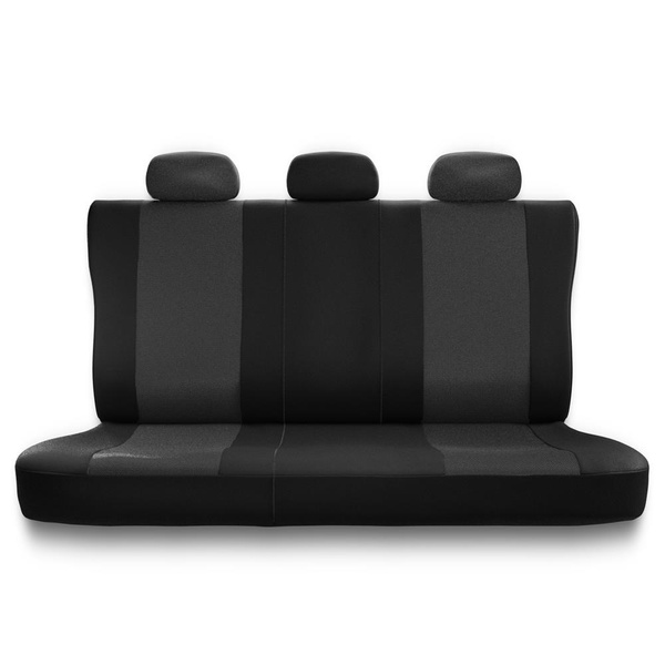 Universelle sædebetræk til biler til Volkswagen Golf III, IV, V, VI, VII, VIII (1991-....) - mörkgrå