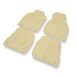 Velour gulvmåtter til Audi A6 II C5 Avant, Limousine (1997-2004) - beige