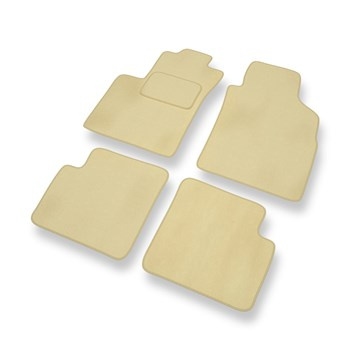 Velour gulvmåtter til Ford KA II Hatchback (2008-2016) - beige