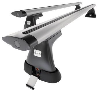 Tagbagagebærer til bil Toyota Hiace Varevogn (1996-2006) - sølv bagagebærer til 