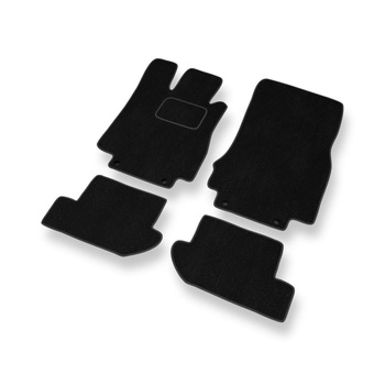 Velour gulvmåtter til Mercedes-Benz CL W215 (1999-2006) - sort